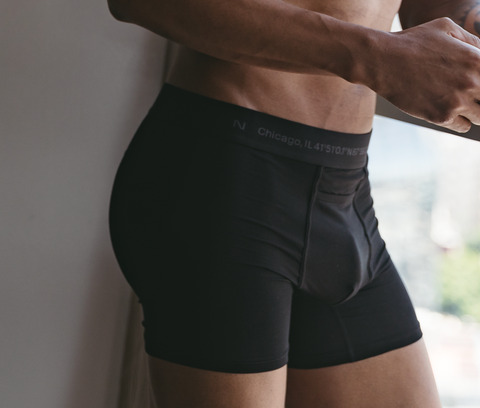 Obas Black Coordinates Square cut Boxer Brief