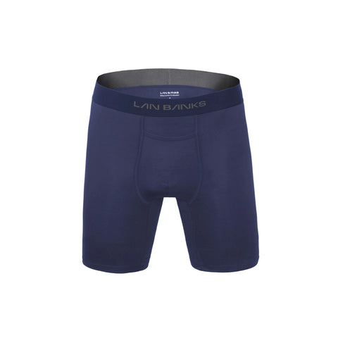 Obas Sky-Blue long Trunk Boxer Brief