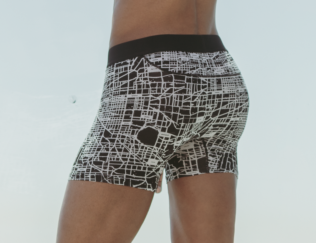 Cloud Gate Maps Square cut Boxer Brief – Lan Banks
