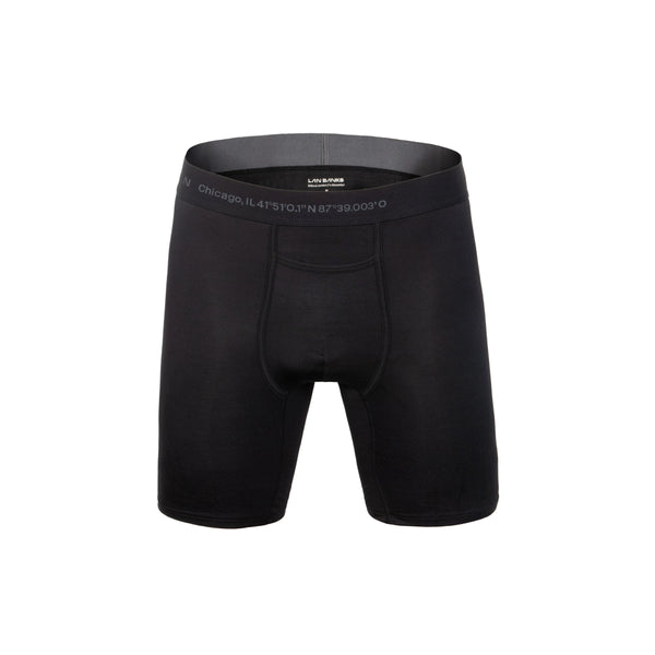 Obas Black Coordinates Long Trunk Boxer Brief – Lan Banks